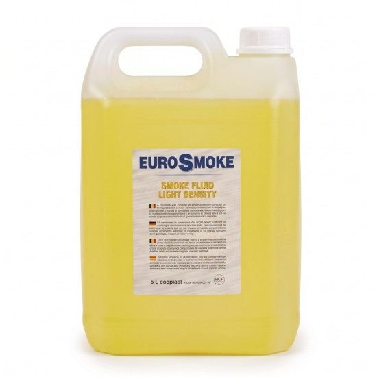 Bidón de líquido de humo liviano Eurosmoke Light color amarillo
