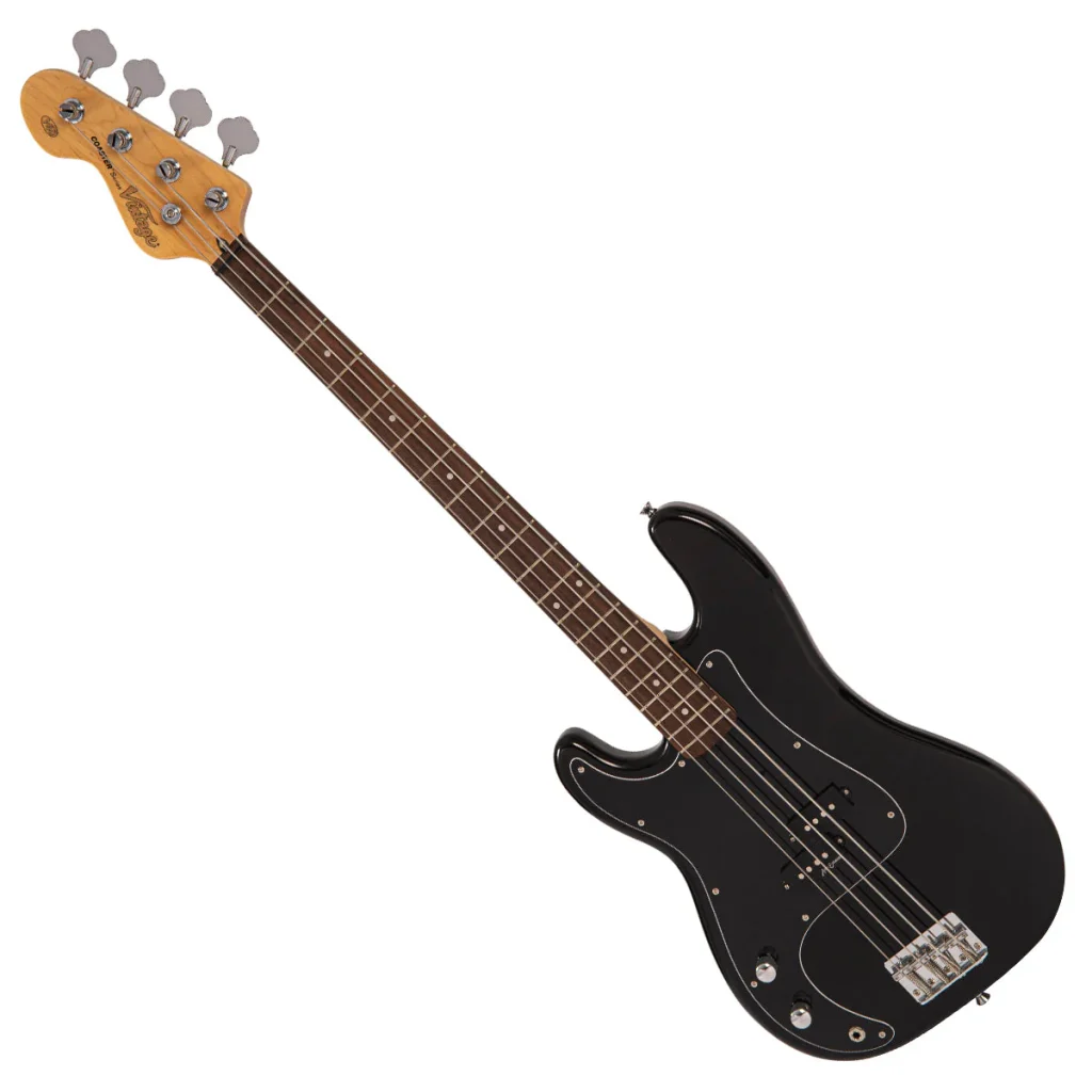 Vintage V40 Boulevard Black Zurdo - Bajo Eléctrico