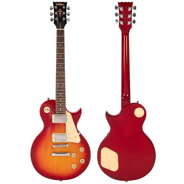 Vintage Coaster V10 Cherry Sunburst Con Case Equipo