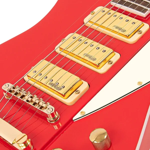 Vintage Joe Doe Gas Jockey Gas Pump Red Con Case – Guitarra Eléctrica Audio profesional