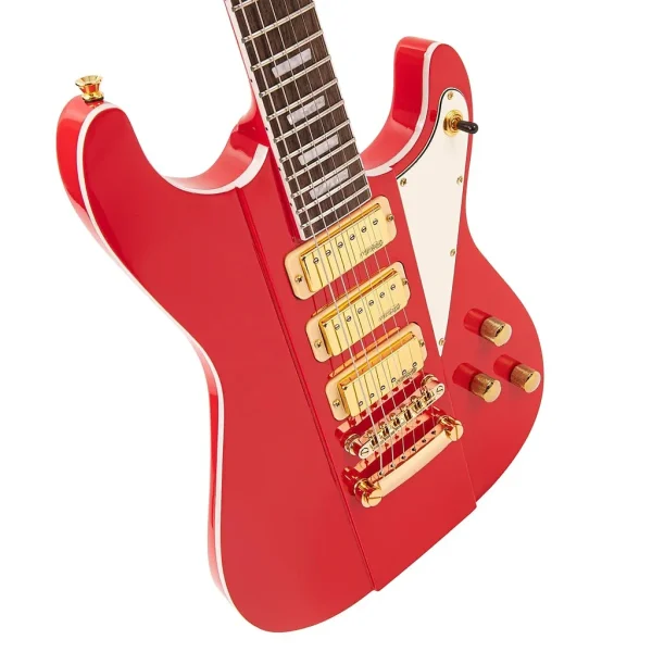 Vintage Joe Doe Gas Jockey Gas Pump Red Con Case – Guitarra Eléctrica Equipo
