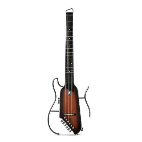 Guitarra silenciosa de viaje Donner HUSH I Evo2 sin cabezal con marcos desmontables