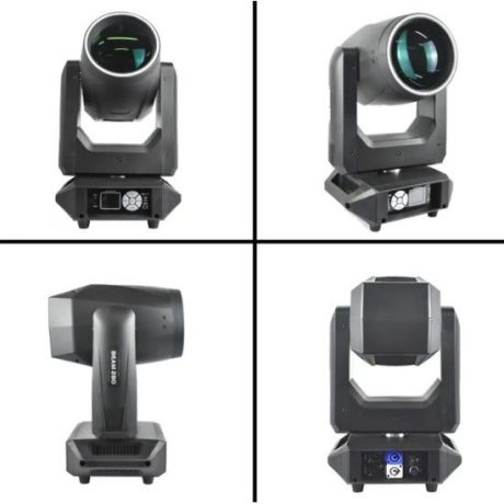 Equipo Pack 2 Cabezas Móviles Beam 230W con Aro LED RGB y Flight Case Glowing MH222