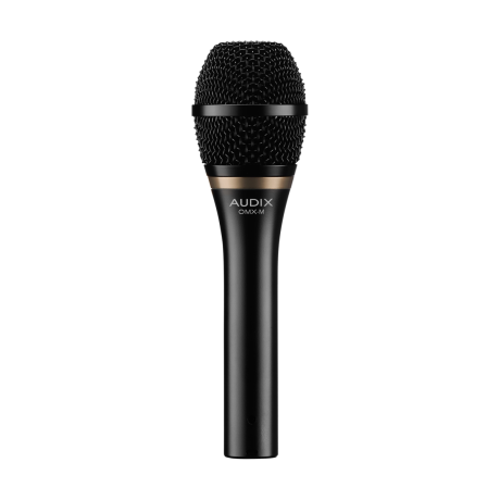 Micrófono vocal dinámico Audix OMX-M metálico con anillo de identificación
