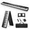 Piano digital plegable Donner DP-10 de 88 teclas con bolsa de transporte