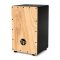 Cajón flamenco Latin Percussion LP1432 de madera natural con logo LP