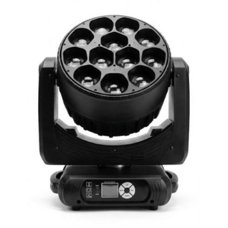 Pack de 2 cabezas móviles Wash Bee Eye 12x40W RGBW con flight case