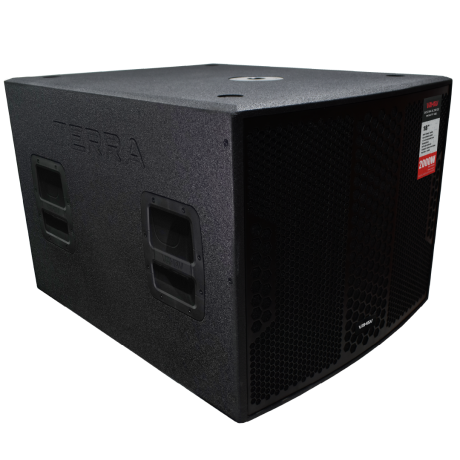Subwoofer activo Vamav Nova TX18S de 18 pulgadas con logo iluminado