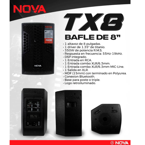 Equipo Vamav Nova TX 8 Negro