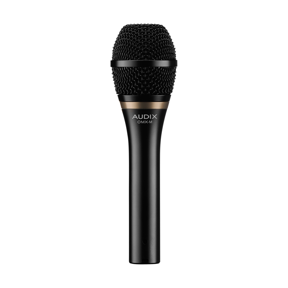 Micrófono vocal dinámico Audix OMX-M metálico con anillo de identificación