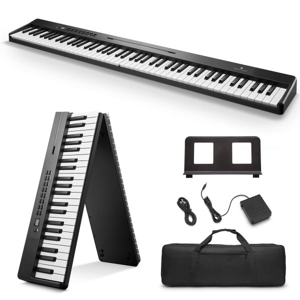 Piano digital plegable Donner DP-10 de 88 teclas con bolsa de transporte