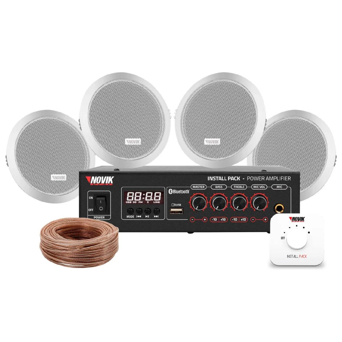 Producto Novik Install Pack de Audio para Techo