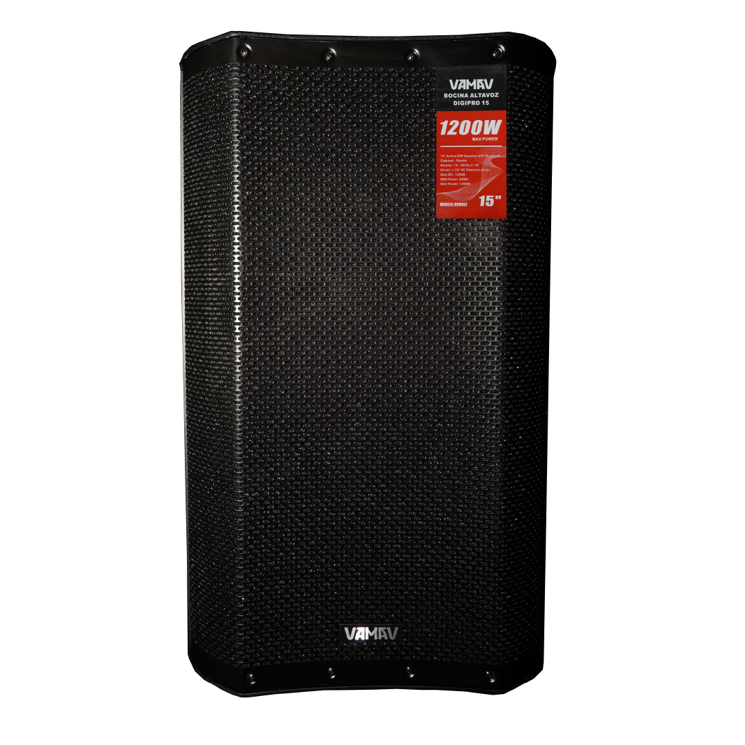 Parlante activo Vamav Digipro 15 de 15 pulgadas con pantalla DSP