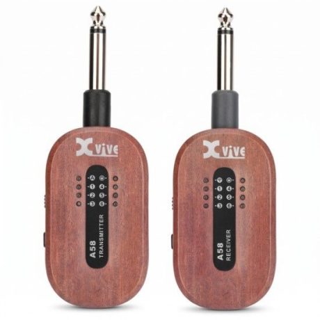 Sistema inalámbrico Xvive A58 Mahogany para guitarra con transmisor y receptor