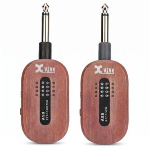 Sistema inalámbrico Xvive A58 Mahogany para guitarra con transmisor y receptor